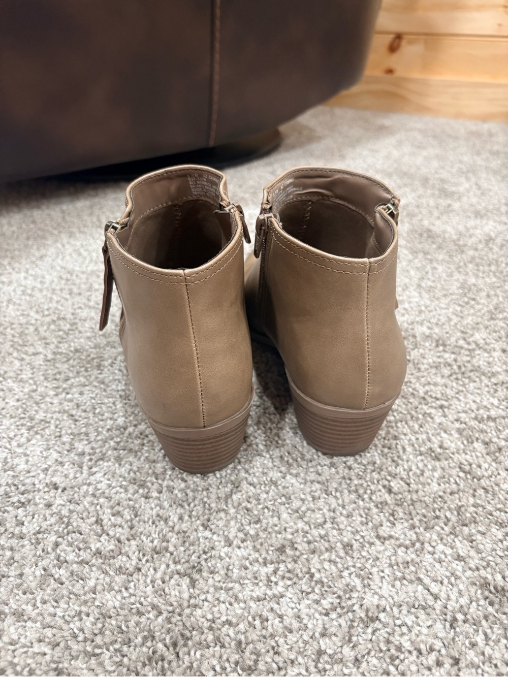 Arizona Camino Women's Ankle Booties in Taupe - Picture 6 of 8
